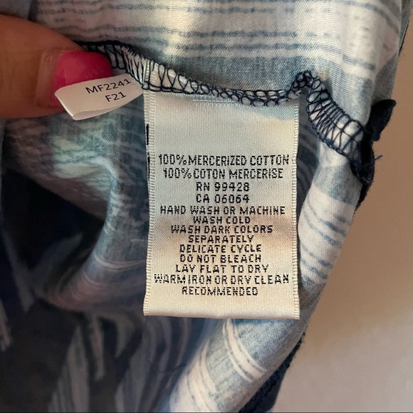 ⭐️SOLD⭐️ Bugatchi Polo Shirt Mens Classic Tropical Floral Print Short Sleeve - Picture 5 of 6